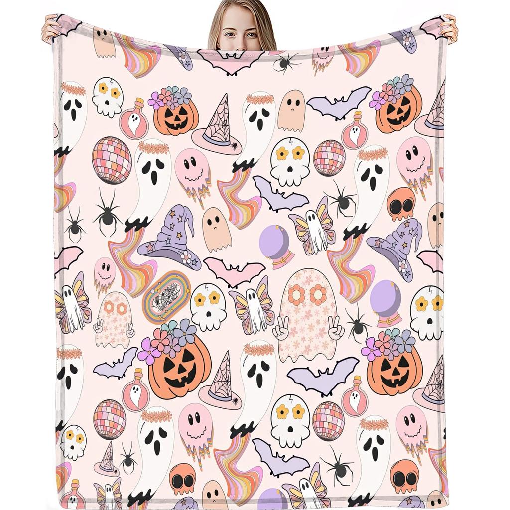 Halloweenská deka s potiskem