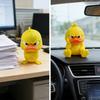 2pcs 3D Printed Angry Duck Figurine Home Decoration Gift For Kids Cartoon Yellow Duck Desktop Shelf Ornament