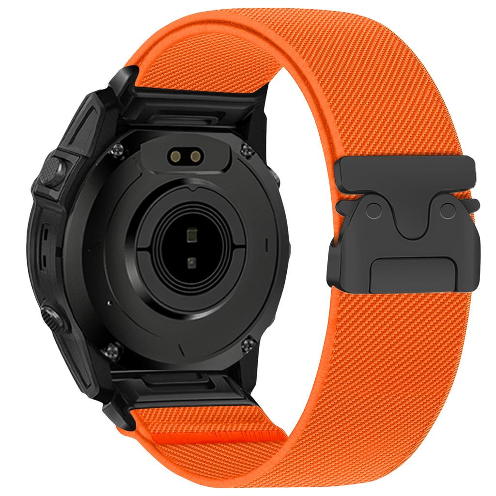 Elastic Nylon Watchband for Garmin Quickfit 20mm 22mm 26mm fit Fenix 8 7 6 Parachute Style Buckle Sport Watch Strap