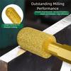 Efficient Abrasive Tool Adamas Coated Rotary Burrs Coated Grinding Burr  Glass Stone Carving