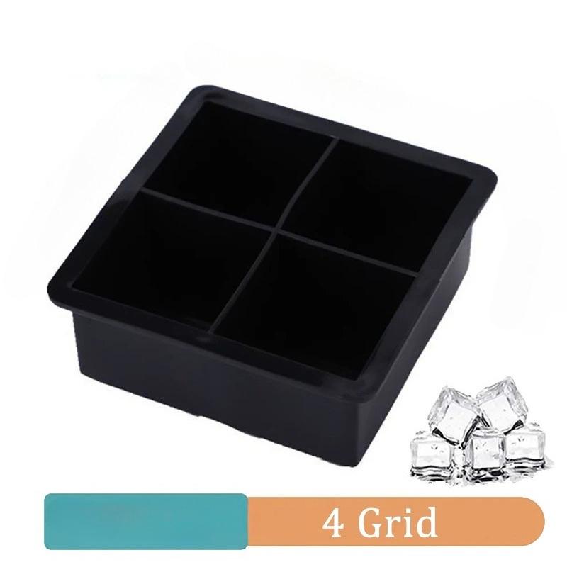 4/6/8/15 Fächer Silikon Eiswürfelformen Sphärische Eisformen Wiederverwendbare Whiskey Eiswürfelformen Cocktail Gefrierschrank DIY Hausgemachte Barware
