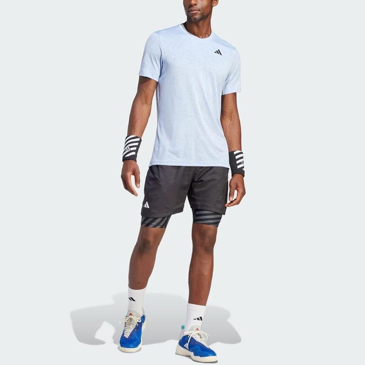 adidas Tennis Freelift T-Shirts 'Blue' Men's IA8288