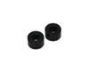 C.F.POSH Aluminum Spacer M8 (5/16 Inch) T10mm Black 2 Pieces