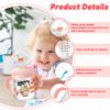 300ml Creative Whale Squirt Water Cup Detachable Lovely Baby Drinking Cup Leakproof Protable Kids Outdoor Travel Water Bottle
