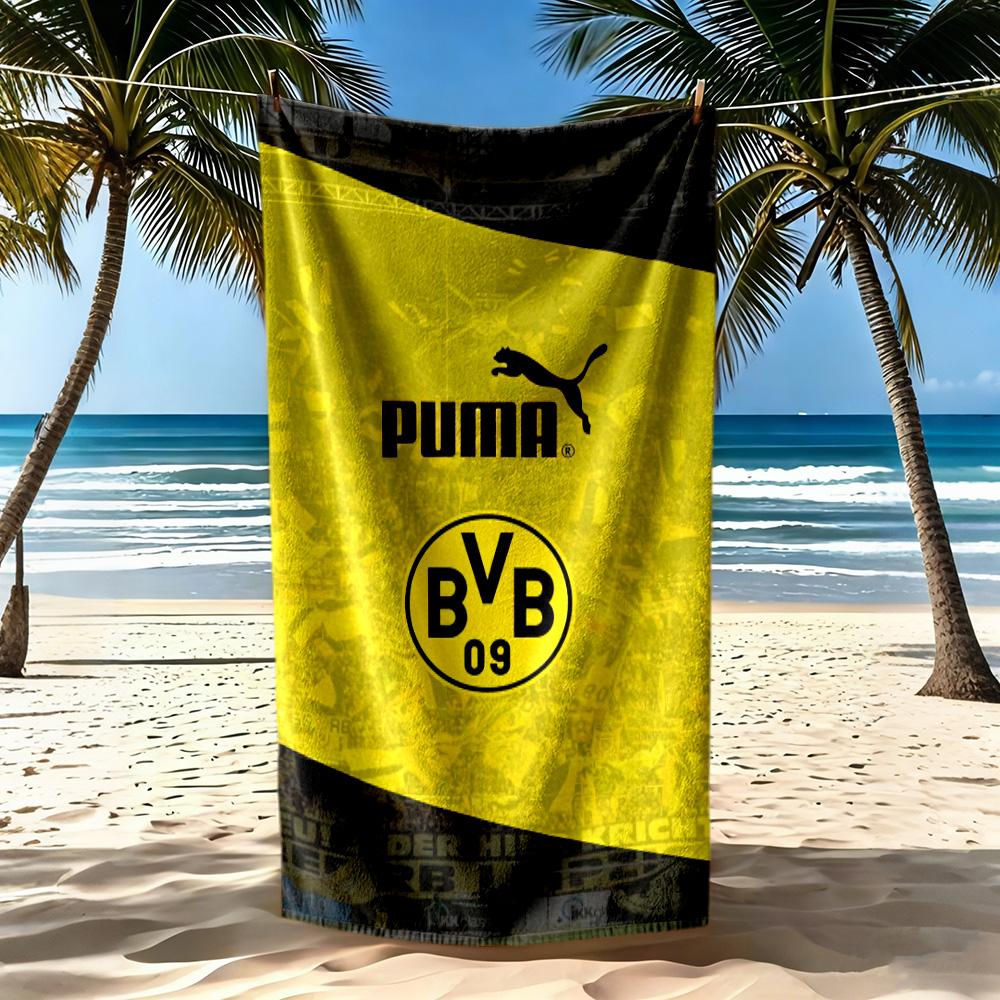 Borussia Dortmund Beach Towel High Absorbency Quickdry Comfortable Lightweight