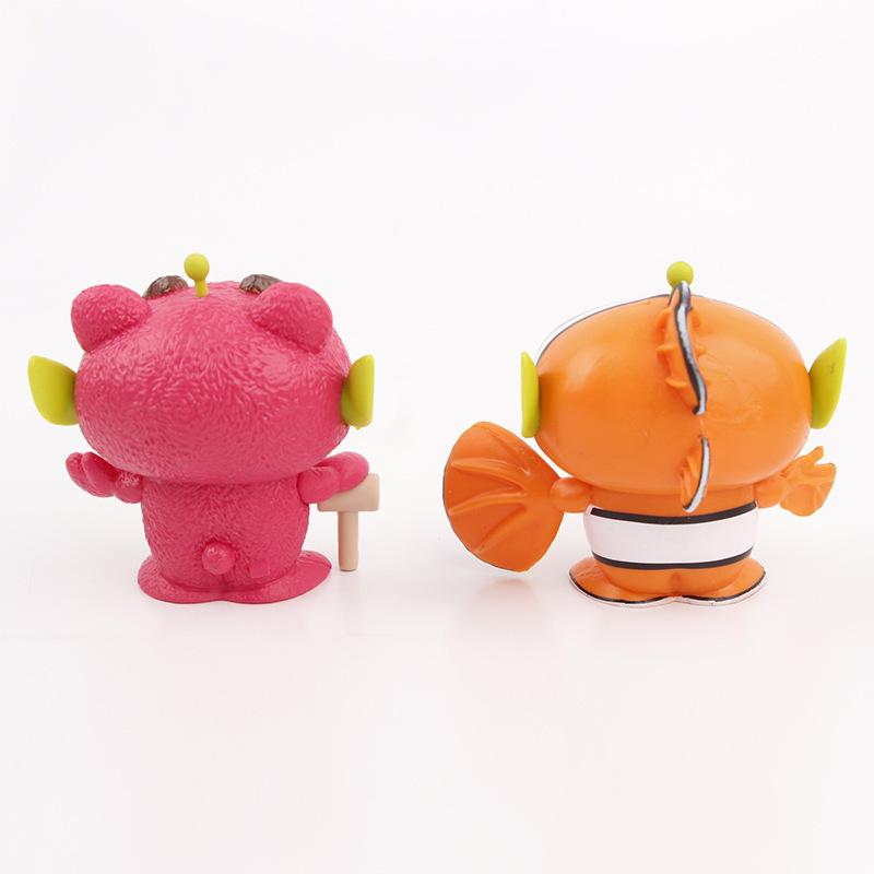 5Pcs/Set Anime Toy Story Alien Crossover Series Action Figure Statue Model Toys Collection Gift PVC Poseable Articulated Scale Detailed Movable