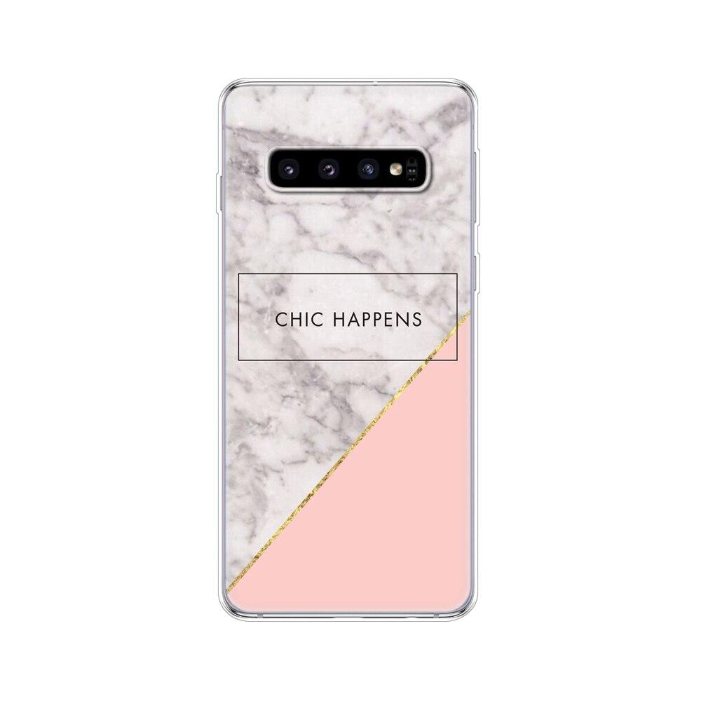 For Samsung Galaxy S10 Case S10Plus Silicone TPU Cover Phone S10 E Case On For Samsung S10 Plus G975F S 10 SM-G973F Transparent