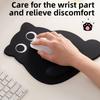 Cartoon Cat Large Mouse Mat Hand Guard Kawaii Cat Mouse Pad Black Cat Mouse Pads  Home Decor