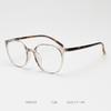 Anti Blue Rays Round Prescription Glasses For The Nearsighted Leopard Frame Ultrafine Student Myopia Glasses 0 -1.5 -3.5 -6.0