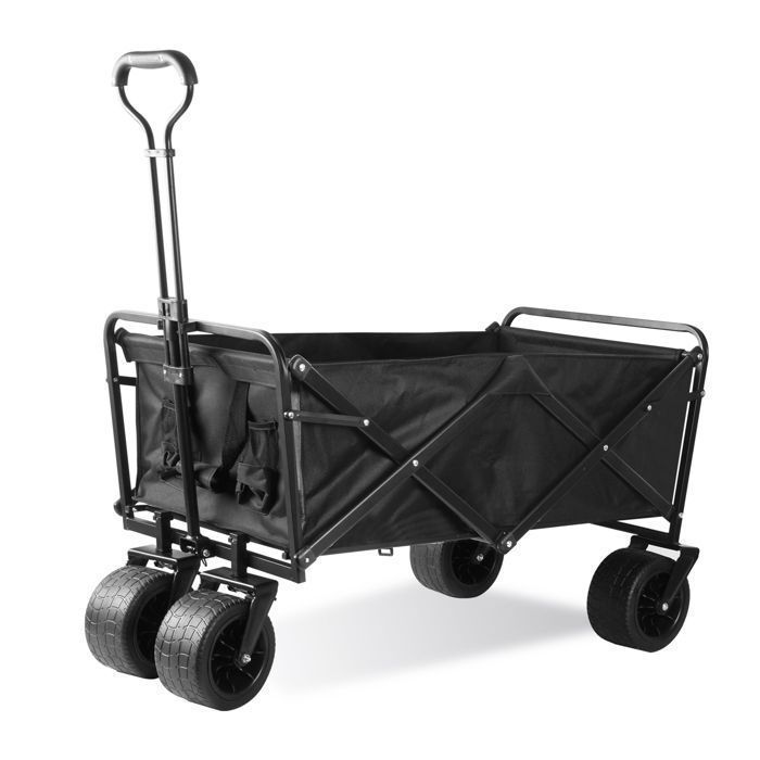 Chariot à main pliable pour la plage, le camping, le shopping - chariot à main pliable