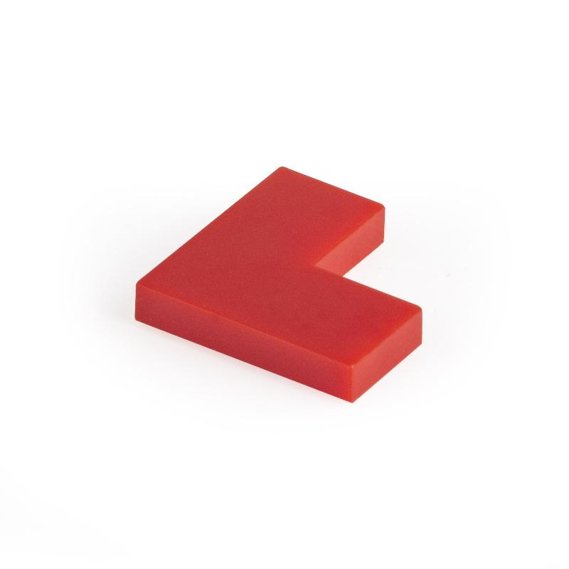 100pcs Matches DIY Build Brick Parts 14719 Tile 2 x 2 Corner Assembling Block Particle DIY Assmble Kid Puzzle Brain Toy Birthday Celebration Present