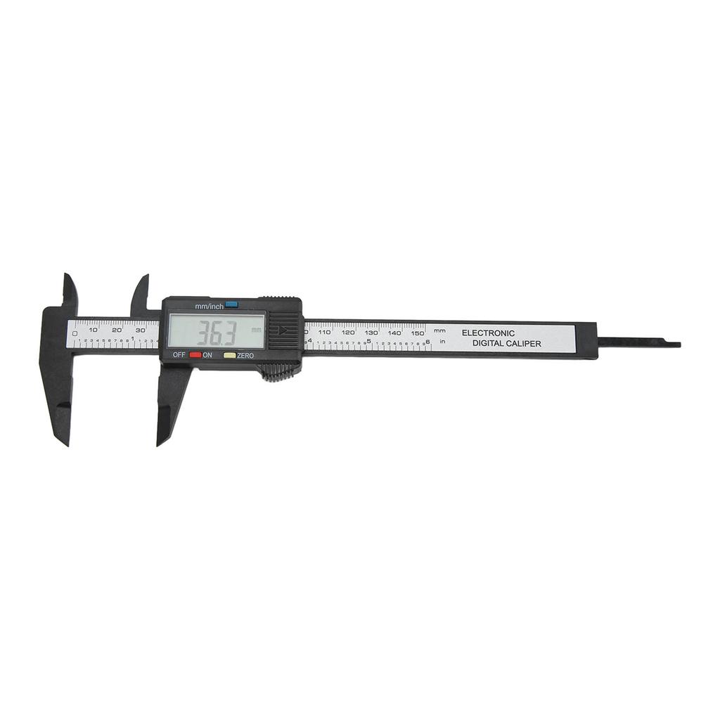 Electronic Digital Caliper 0?150mm Carbon Fiber Composites Digital Caliper with LCD Screen