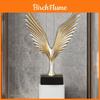 Escultura de Águila de Resina con Alas de Ángel para Decoración de Hogar y Oficina y Pantalla de Mueble de TV
