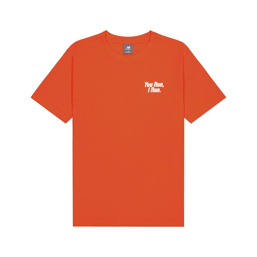 New Balance T Shirt Men s Orange NEF29251-ORG 2XL
