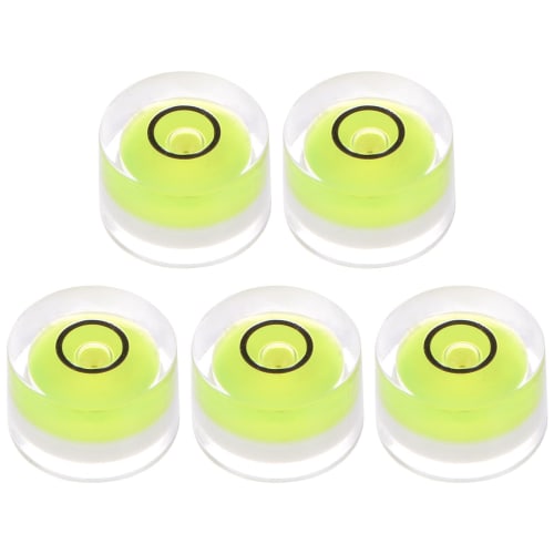 

uxcell Round Bubble Level, 12x7.5mm, Mini Circular Bullseye Spirit Level for Leveling Camera Tripods, Telescopes, Workshops, Turntables, and Photo Fra