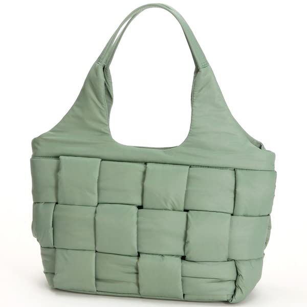 Tote Bag Bonded Mesh Tote Light Green [Isaac] Women's (82)