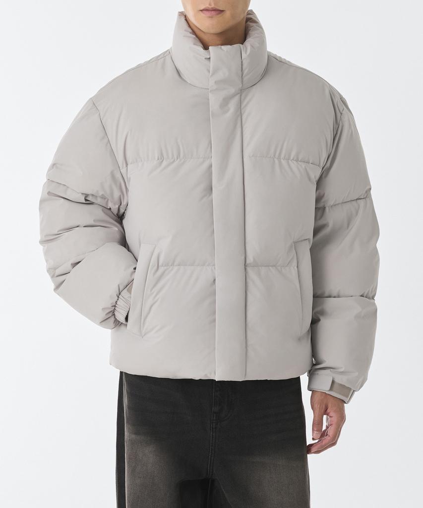 Musinsa Standard Daily Puffer Short Padded Jacket [Ash Gray]