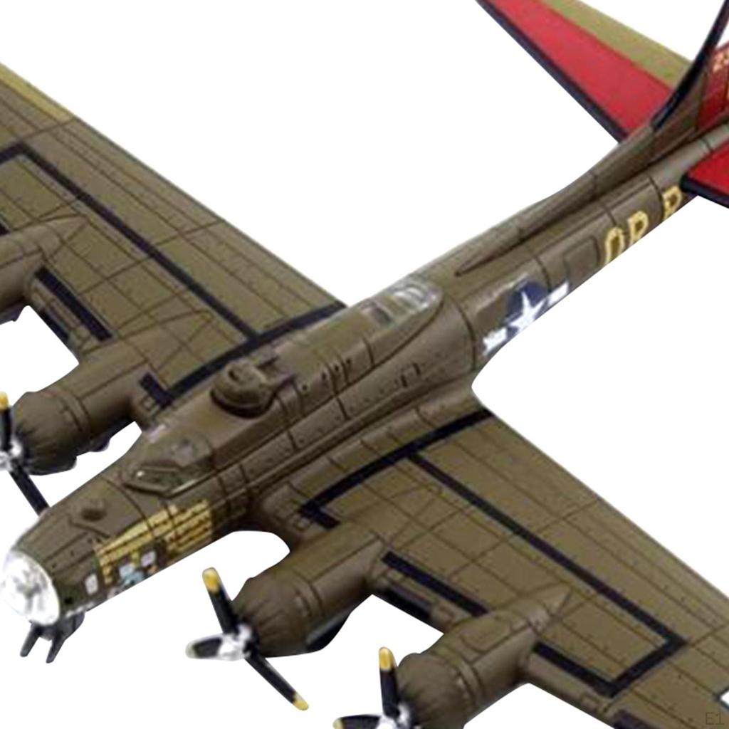 1/200 B-17G Bomber Airplane Aviation Commemorate Tabletop Decor Plane Collection Fighter for Office