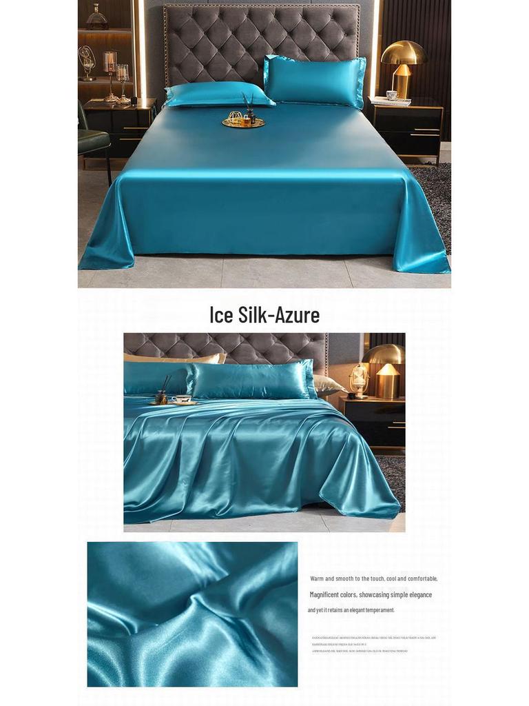 Sommer Kühl Eis Seide Bettlaken - Wasser gewaschen, Einzel-/Doppel