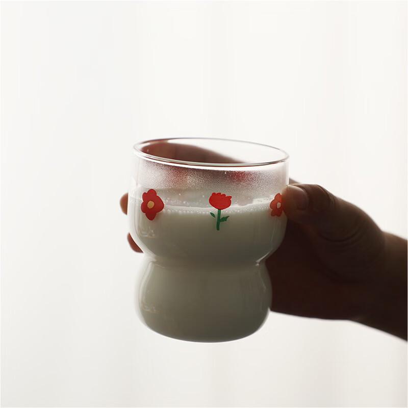 OLOEY High Borosilicate Heat-Resistant Glass Breakfast Cup