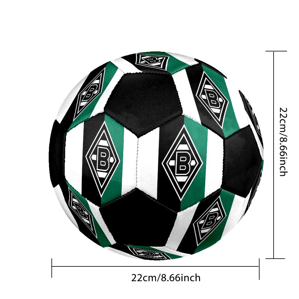 Borussia Indoor Soccer Ball Colorful Machine Stitched PVC Size 5 Team Training Competition Ready Durable High-Bounce Cool Sports Gift