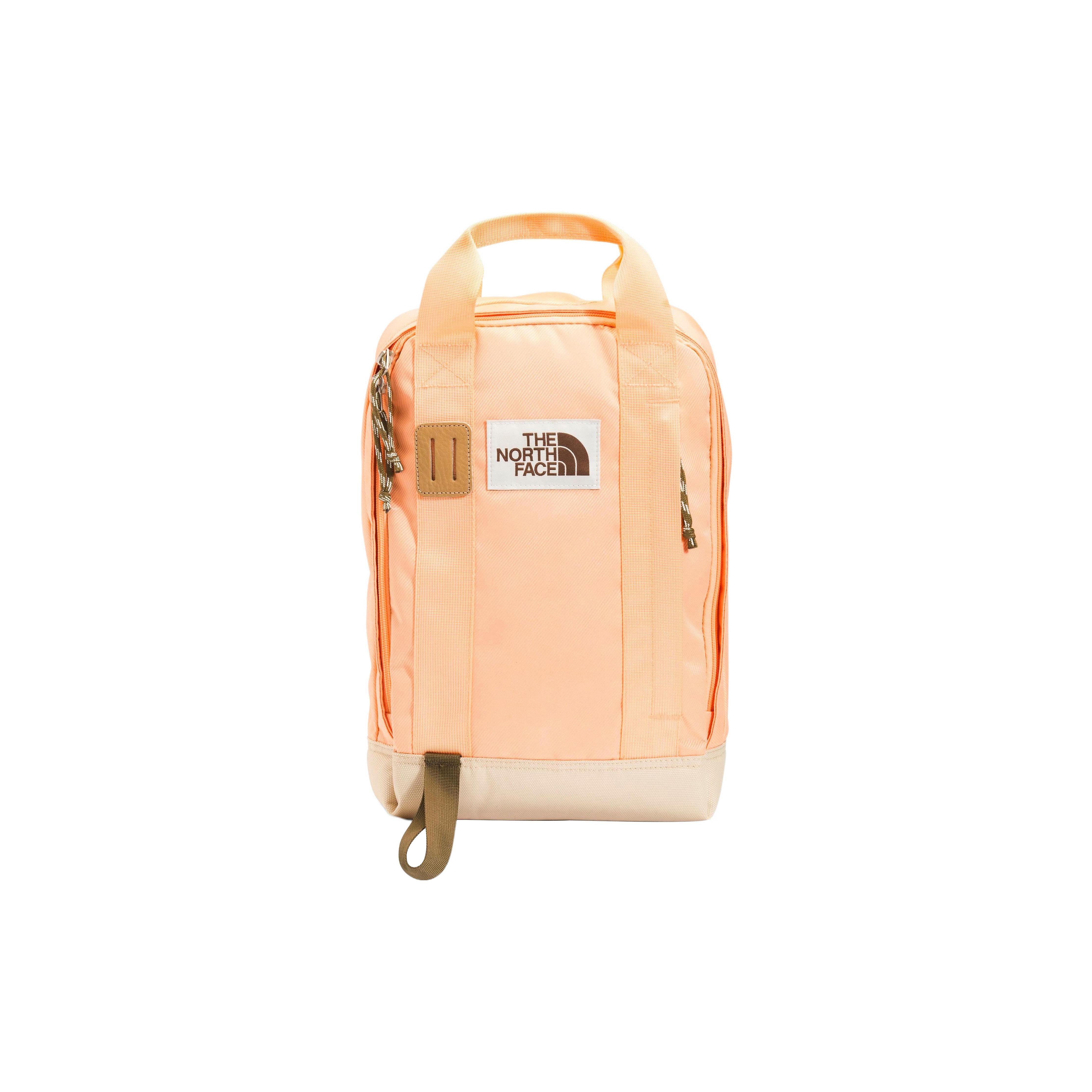 

The North Face 10L Tote Backpack Capacity Student Zipper Closure Double Shoulder Outdoor Bag Unisex Backpack Peach NF0A3KYY-830 Milk Orange