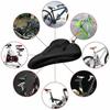 Bicycle Saddle 3D Bike Seat Cover Padded Wide Gel Soft Pad Exercise Bike Seat Cushion Wide Foam Mountain Bicycle Seat Cushion