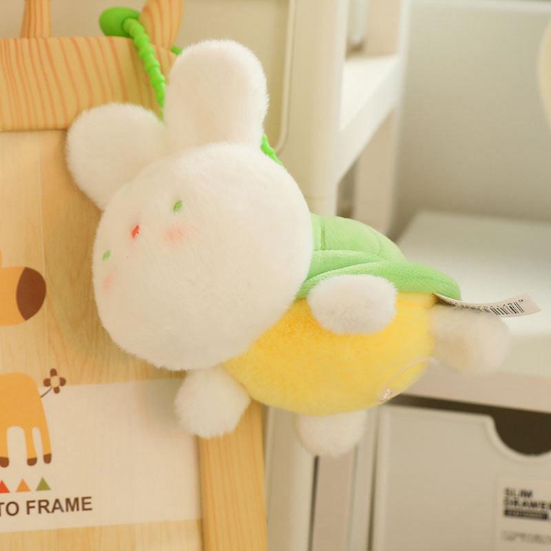 Entzückende Plüschhasenpuppe Niedlicher Plüschtier-Schlüsselanhänger Perfektes Geschenk für Freundin