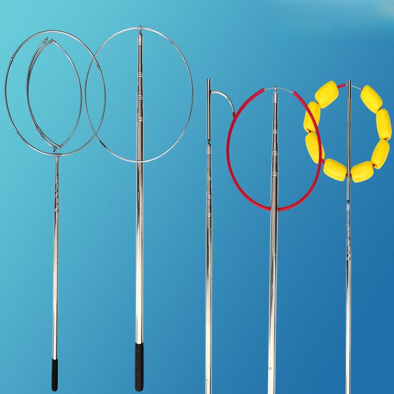 Jundingying 10m Stainless Steel Telescopic Rescue Pole