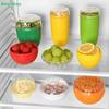 Kitchen Refrigerator Vegetable Fruits Crisper Containers Onion Avocado Tomatoes Lemon Fresh Storage Box