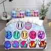 Geometry Dash Beding Sets Warm Comforter Quilt Bed Cover Soft Duvet Cover Pilow Case Sets Children Kids Adult People Sized Dimensions