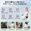 Car Lumbar Cushion and Headrest Lumbar Support for Lower Back Breathable Memory Easy Comfortable Support for Long Car Office Home and the Workplace