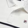 New FILA HERITAGE Polo Shirt Men's Cloud White F11M548220FWT