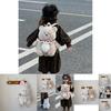 Adorable Soft Plush Bear And Bunny Backpack For Kids Lightweight School Bag