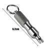 Stainless Steel Valve Core Remover Wrench Keychain Tire Repair Tool For Car Motorcycle Bike Car Universal Portable Pocket Silver Stem Caps1