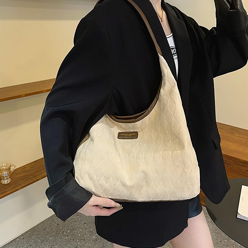 Bags Women's Bags 2025 New Simple and Fashionable Women's Shoulder Bags Casual Underarm Women's Bags