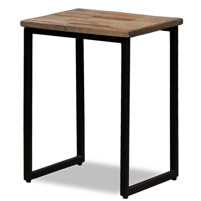 Table basse gigogne - vidaXL - 3 pcs - Teck massif - Rectangulaire - Salon - Marron