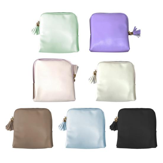 Pouzdro organizéru na šperky z umělé kůže Přenosná taška na uložení hodinek, náušnic, náhrdelníků, náramků a prstenů Sametová podšívka Kapsička na šperky s kapsami