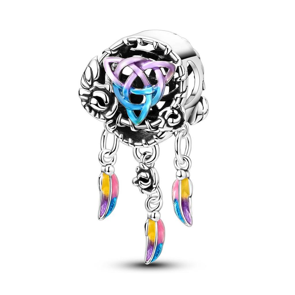 Copper Plated Newest Magic Cube Valentines Day Rose Charm Bead Charms Bead Charms Compatible With Authentic Bangle Bracelets Pendants Charm Fine Jewe