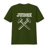 Judge Band Logo T Shirt Black S 3xl Rock Style Vintage Top For Everyday Wear Casual Unisex Slightly Breathable Fashion