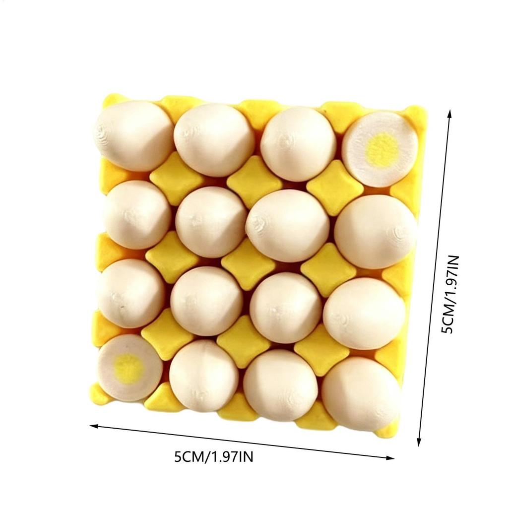 Food Shaped Egg Carton Magnets, Funny Refrigerator Decor Magnets, Cute Kitchen Accessories for Women Men Fridge Magnets