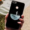 Per Huawei P Smart 5.65 pollici Custodia in TPU Morbido Silicone Lupo Carino Cover Posteriore Custodia per Telefono Per Huawei P Smart 2018 FIG-LX1 Custodia PSmart