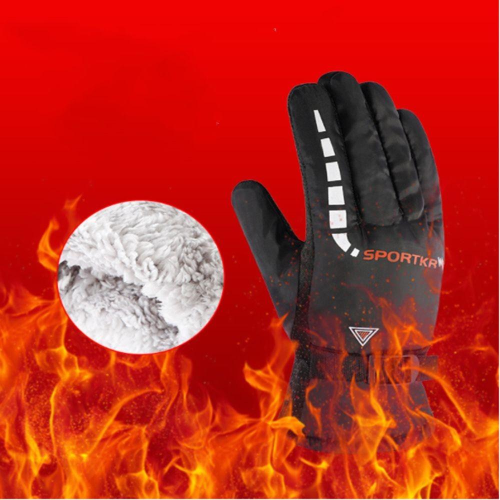 Thicken Warm Gloves Ultralight Motorcycle Gloves New Winter Gloves  Men Women