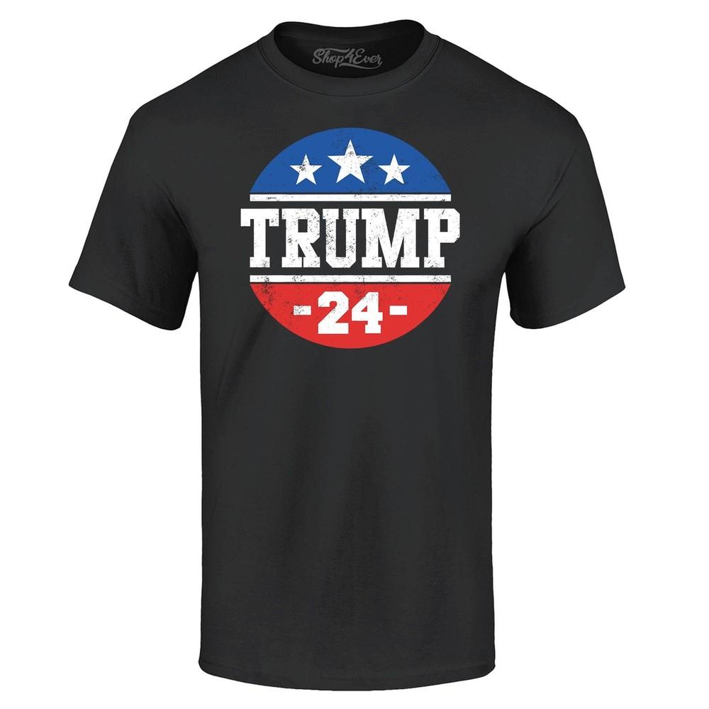 Donald Trump 2024 Campaign Circle Star 45 47 MAGA Gift Vote T-shirt Tee Shirts