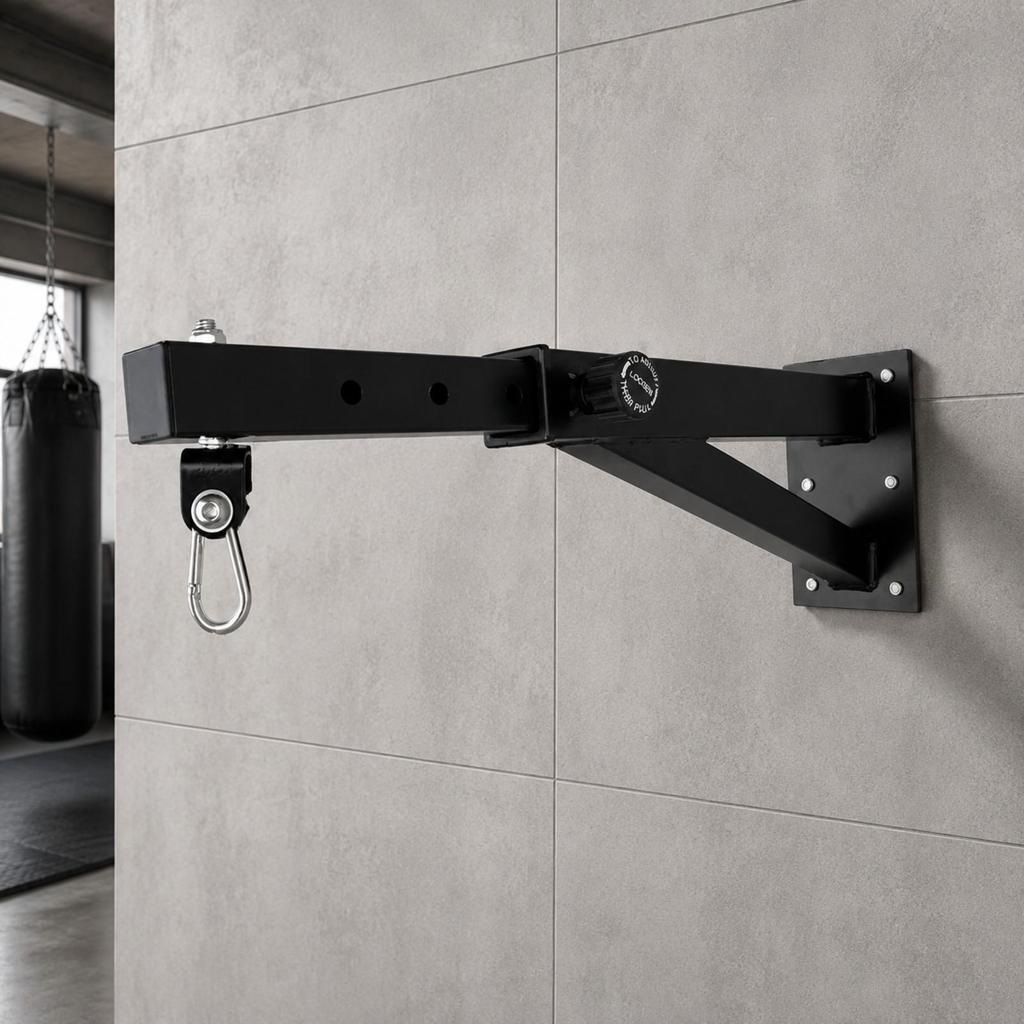 Triangular Support Heavy Bag Wall Mount Heavy-Duty for Garage, Home Gym Users
