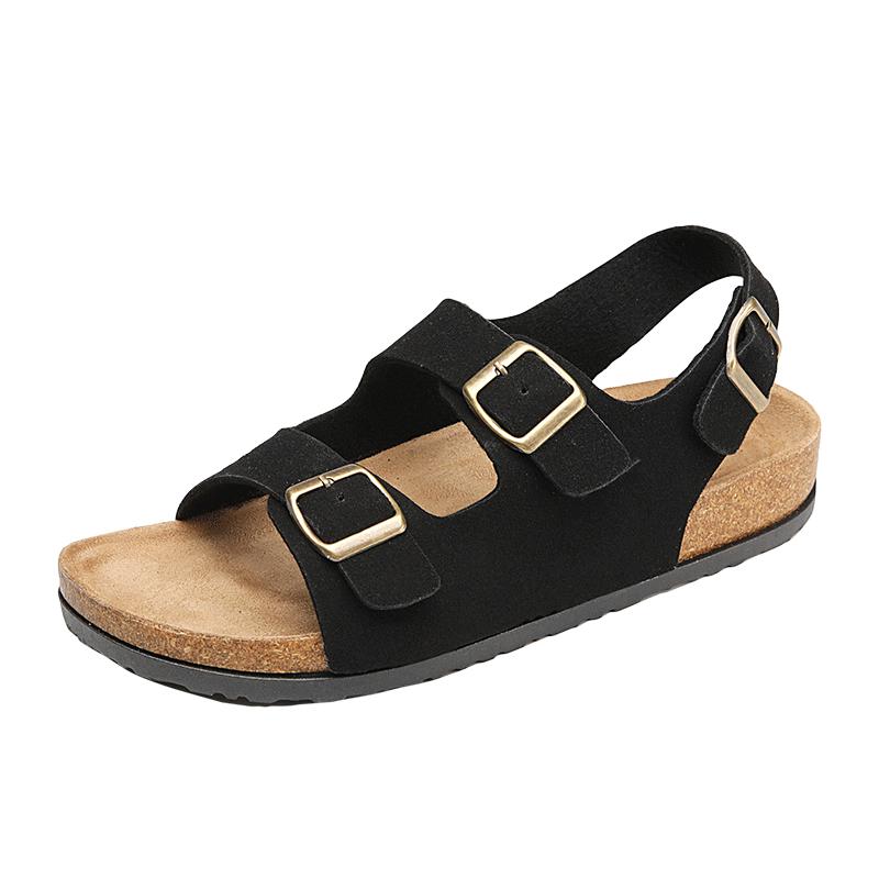 2024 Summer New Simple Men's Sandals High Quality Brand Men's Beach Shoes Hollow Soft Sole Daily Casual Shoes Free Delivery