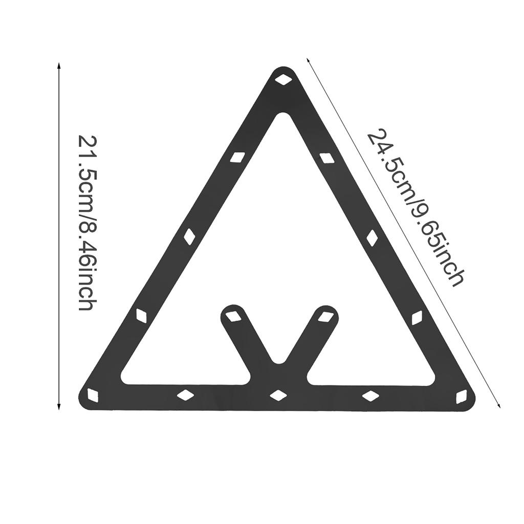 6PCS Film Paper 9/10 Balls Billiard Pendulum KickOff Position Sticker Accessory for Match