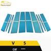 Zhonghua V5 Stainless Steel Window Trim - Scratch-Resistant Glass & Body Modification Accessory