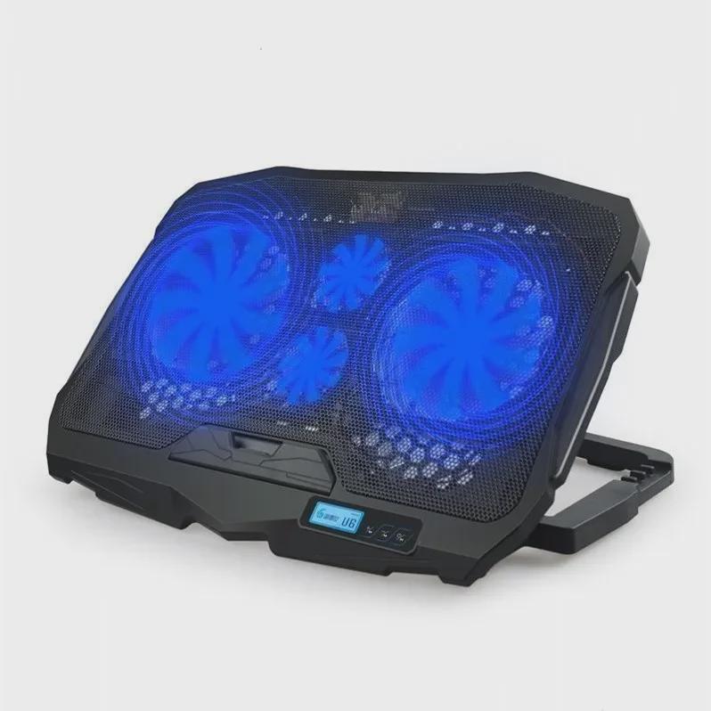 Adjustable Speed Laptop Cooling Pad for 13", 14", and 15.6" Laptops
