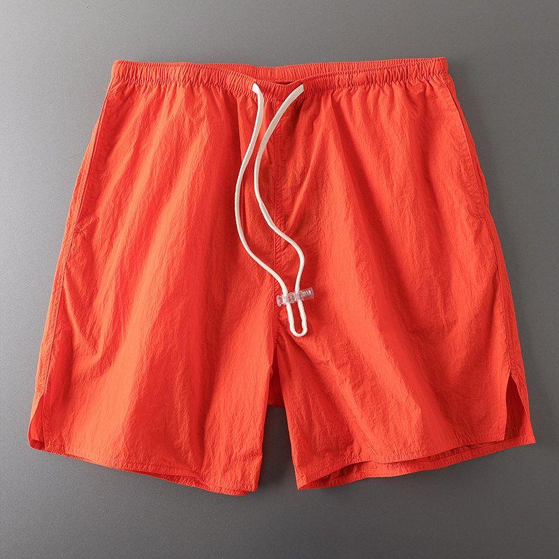 Export Tail Single Cut Label Outdoor Function Quick-Drying Shorts Men s Summer Waterproof Sports Fifth Pants Export Men s Trousers Red S